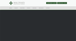 Desktop Screenshot of holytrinitypca.org